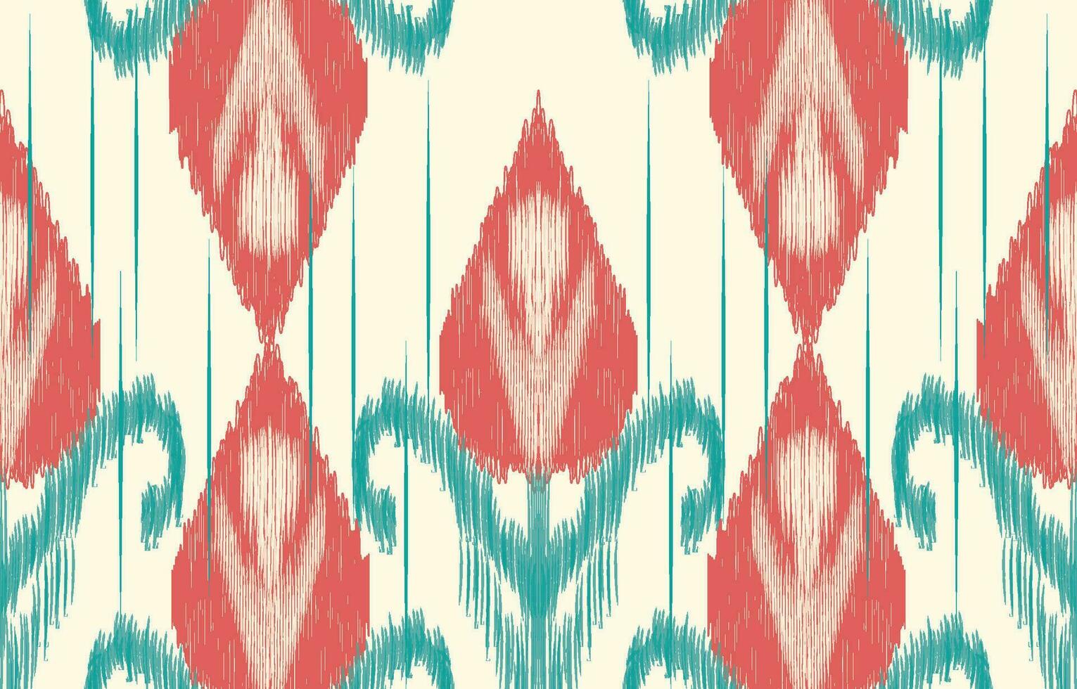 ethnisch abstrakt Ikat Kunst. aztekisch Ornament drucken. geometrisch ethnisch Muster nahtlos Farbe orientalisch. Design zum Hintergrund ,Vorhang, Teppich, Hintergrund, Kleidung, Verpackung, Batik, Vektor Illustration.