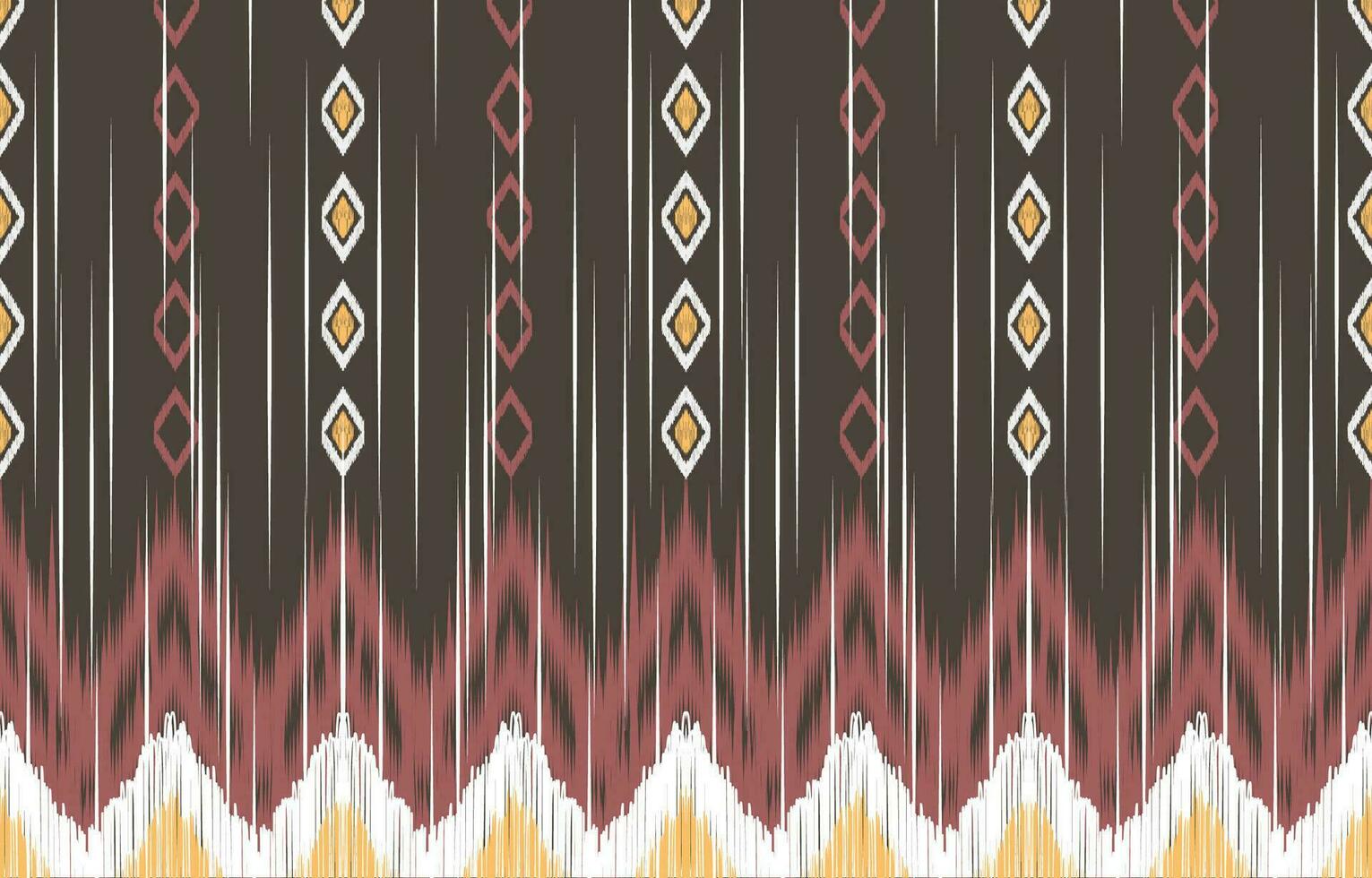 etnisk abstrakt ikat konst. aztec prydnad skriva ut. geometrisk etnisk mönster sömlös Färg orientalisk. design för bakgrund ,ridå, matta, tapet, Kläder, omslag, batik, vektor illustration.