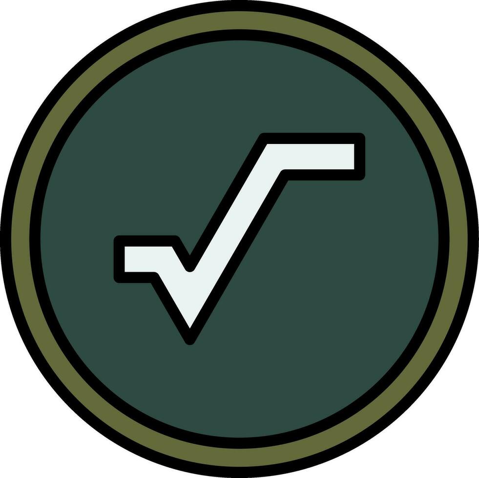 Platz Wurzel Vektor Design Element Symbol