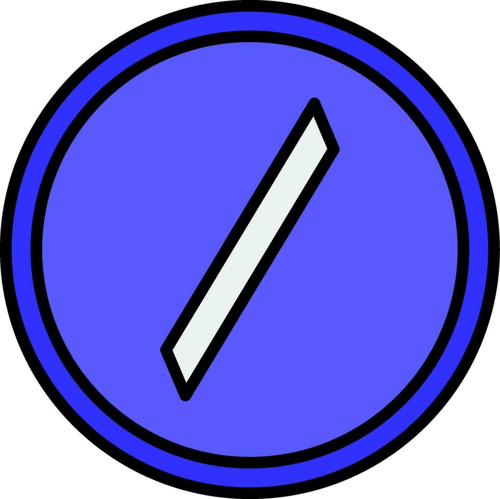 Schrägstrich Vektor Design Element Symbol