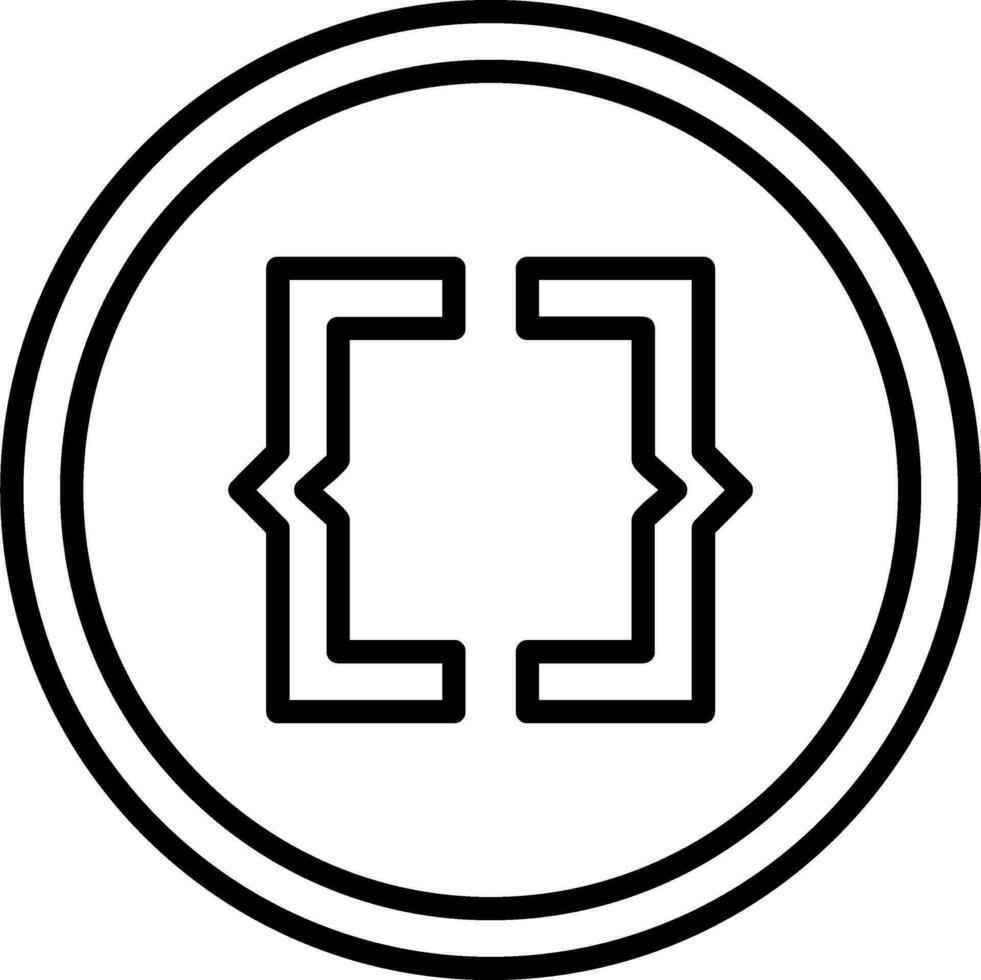 Klammern Vektor Design Element Symbol