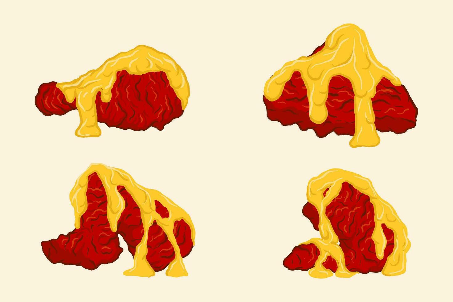 Brathähnchen-Illustration vektor