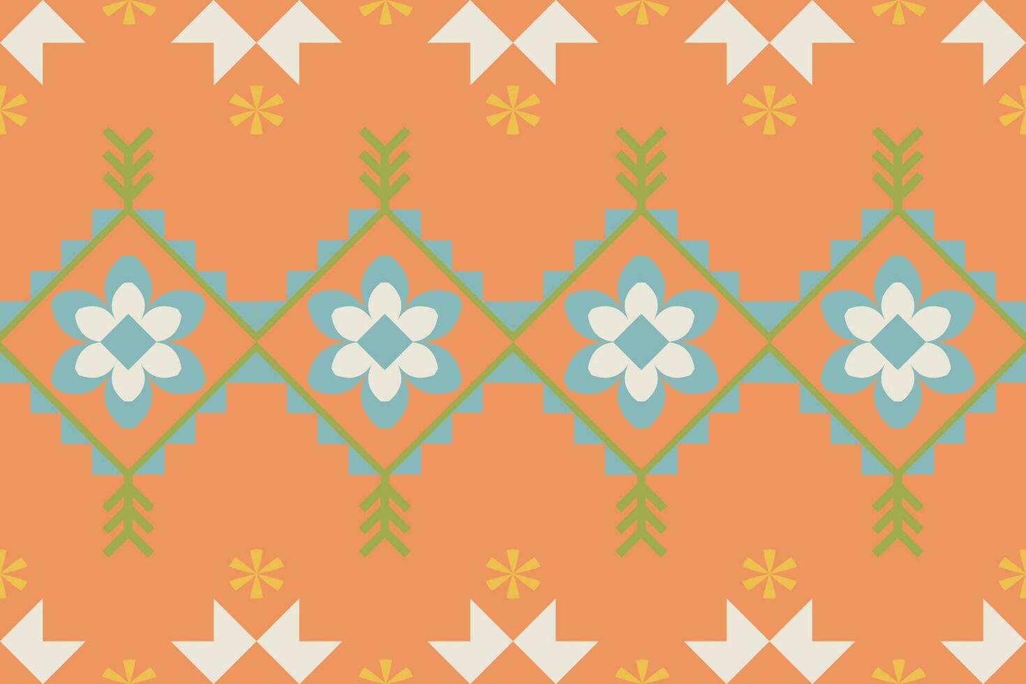 aztec geometrisk konst prydnad design för matta, tapeter, kläder, omslag, textil. orientalisk etnisk sömlös mönster traditionell bakgrund.vektor illustration broderi stil. vektor