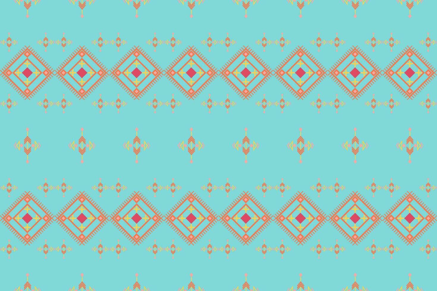textil ikat etnisk design av damast- gräns mönster.ram för kvinnor tyg använda sig av mughal etnisk abstrakt årgång turkiska indisk klassisk textur. vektor