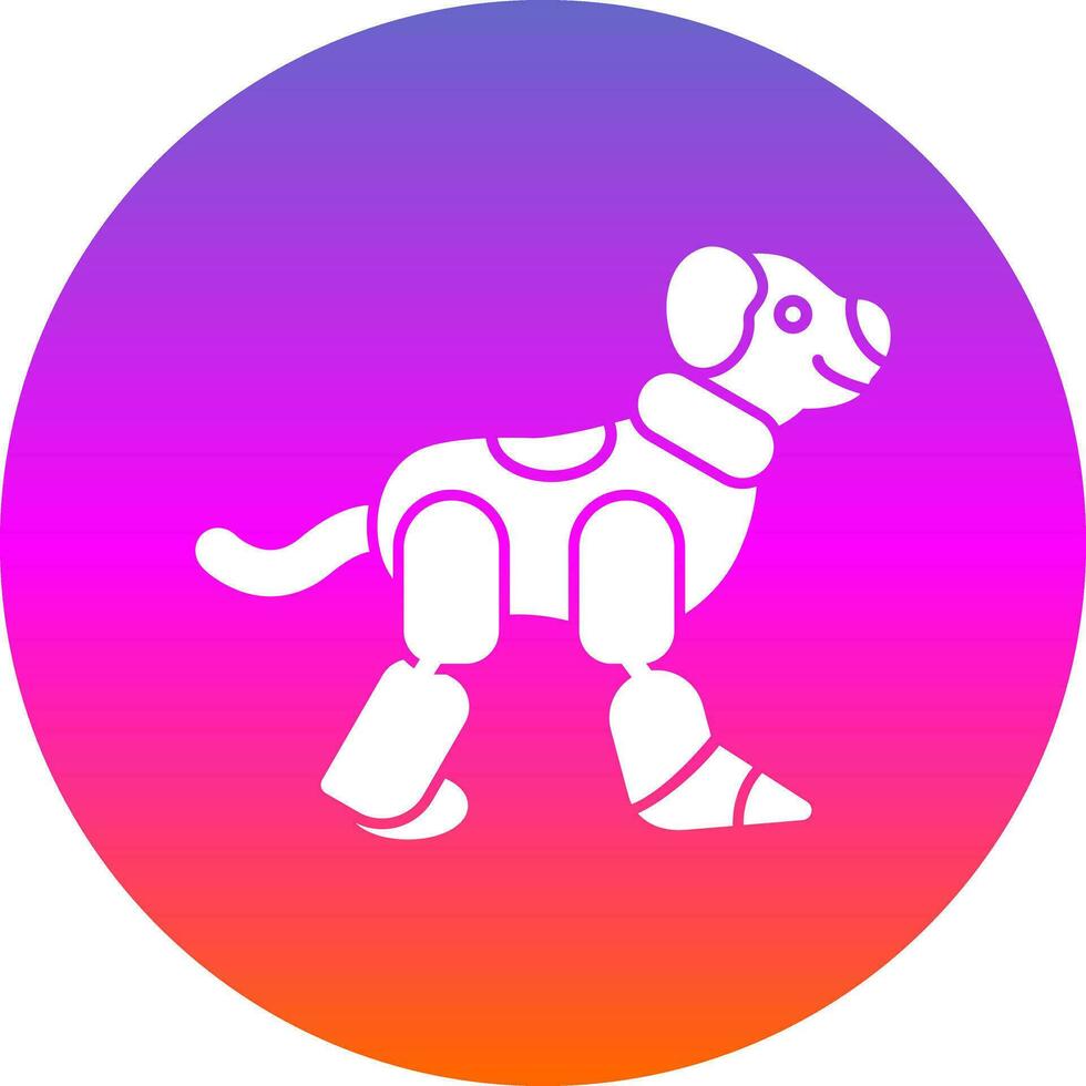 robot hund vektor ikon design