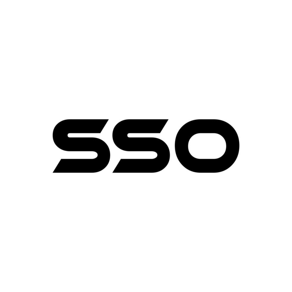 sso Brief Logo Design, Inspiration zum ein einzigartig Identität. modern Eleganz und kreativ Design. Wasserzeichen Ihre Erfolg mit das auffällig diese Logo. vektor