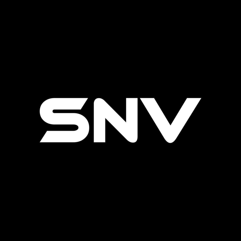 snv brev logotyp design, inspiration för en unik identitet. modern elegans och kreativ design. vattenmärke din Framgång med de slående detta logotyp. vektor