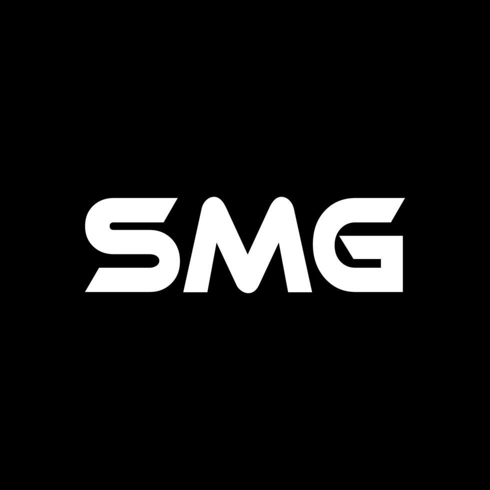 smg brev logotyp design, inspiration för en unik identitet. modern elegans och kreativ design. vattenmärke din Framgång med de slående detta logotyp. vektor