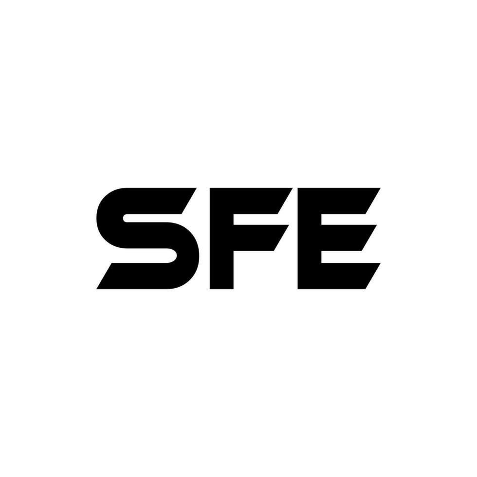 sfe Brief Logo Design, Inspiration zum ein einzigartig Identität. modern Eleganz und kreativ Design. Wasserzeichen Ihre Erfolg mit das auffällig diese Logo. vektor