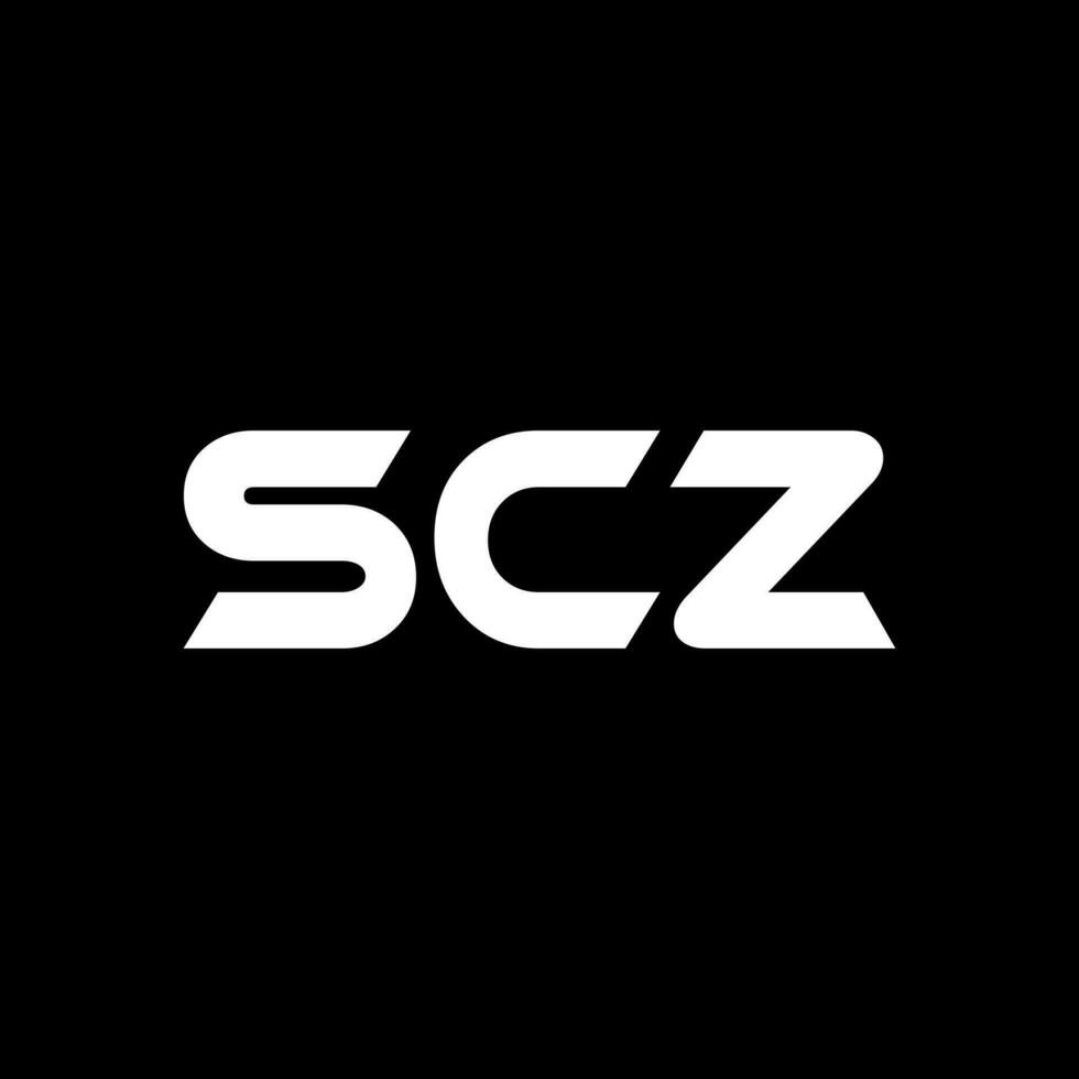 scz Brief Logo Design, Inspiration zum ein einzigartig Identität. modern Eleganz und kreativ Design. Wasserzeichen Ihre Erfolg mit das auffällig diese Logo. vektor