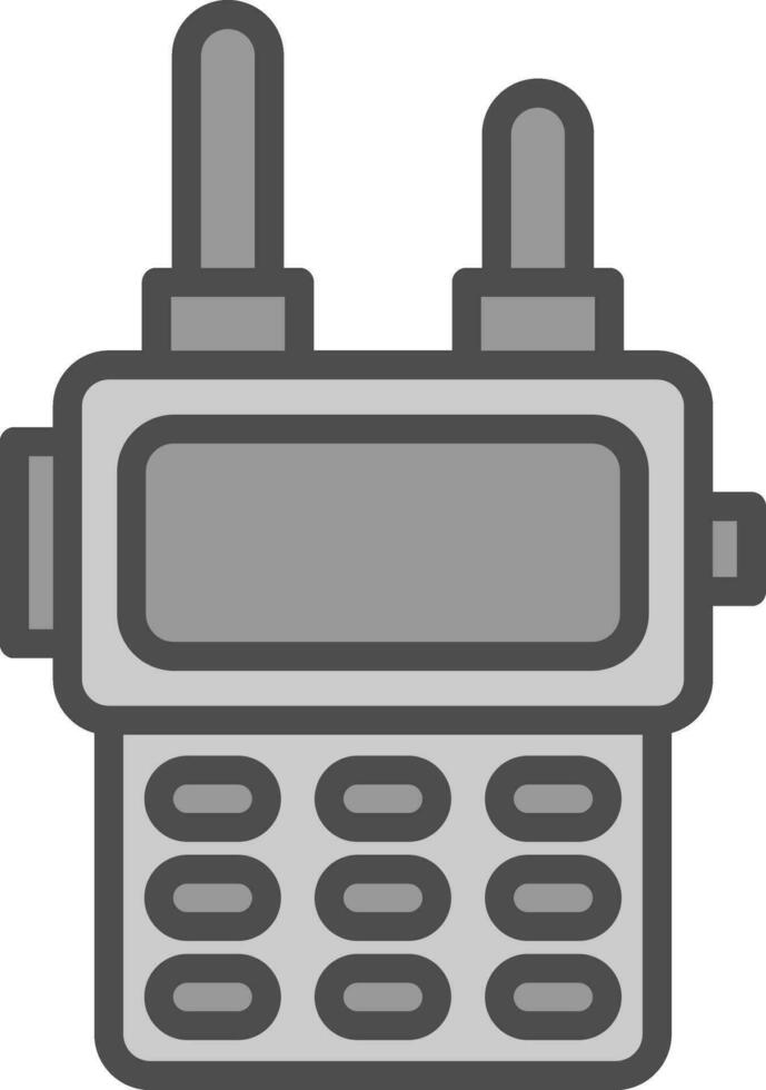 Walkie-Talkie-Vektor-Icon-Design vektor