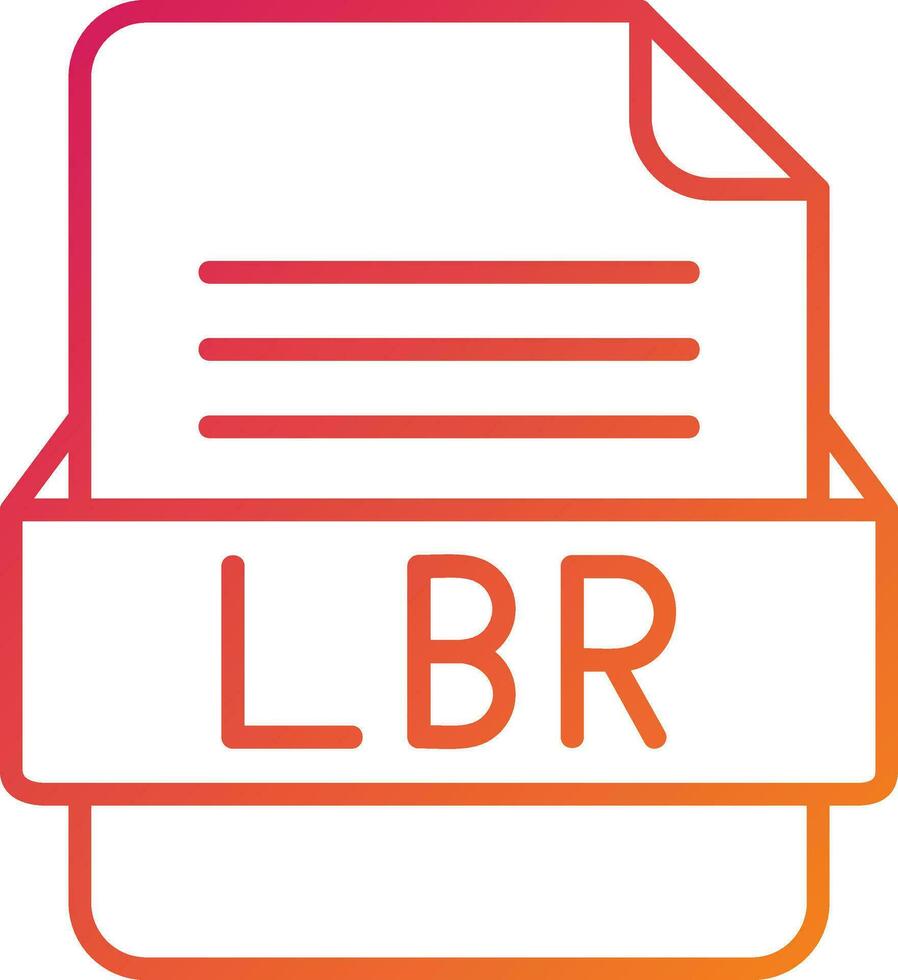 lbr Datei Format Symbol vektor