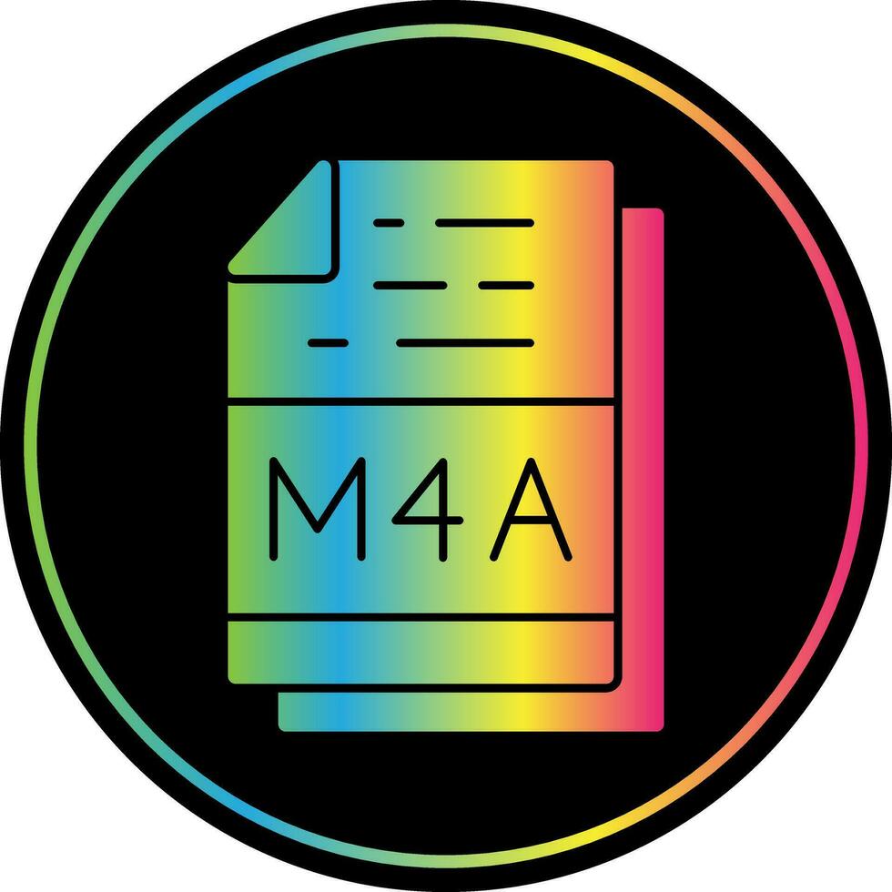 m4a Datei Vektor Symbol Design