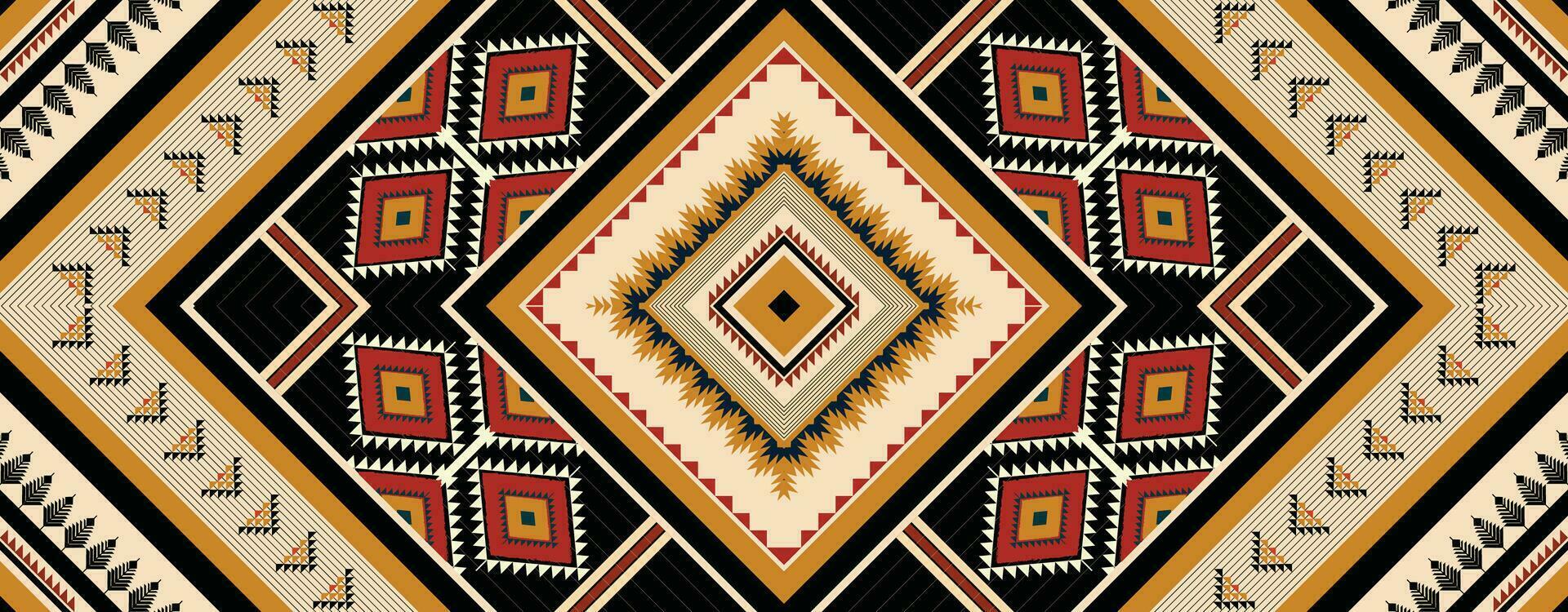 de geometrisk etnisk mönster av traditionell stil. navajo, Amerika indisk mönster. design för bakgrund, tapet, Kläder, omslag, batik, tyg, och grafik. vektor illustration.