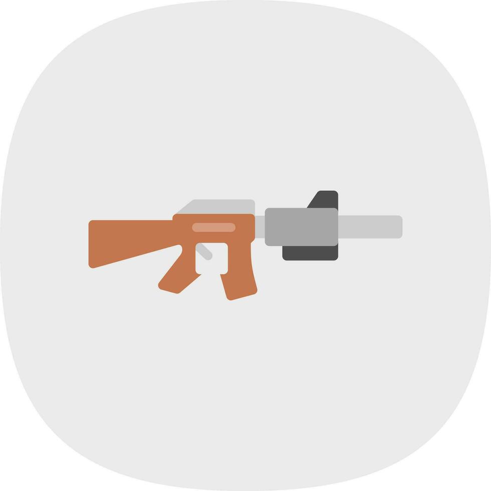 Gewehr-Vektor-Icon-Design vektor