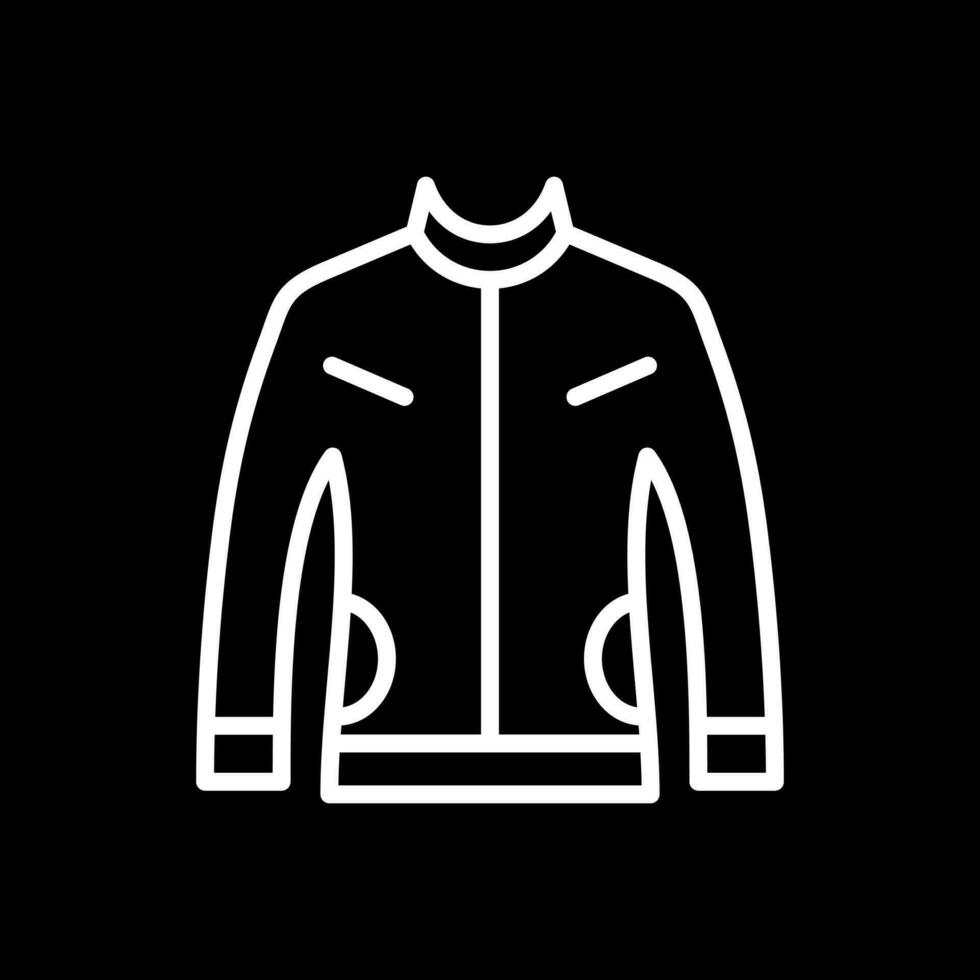 Leder Jacke Vektor Symbol Design