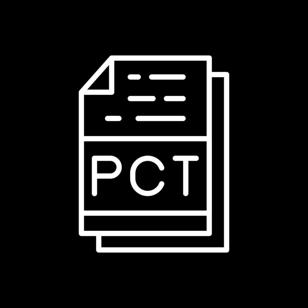 pct fil formatera vektor ikon design