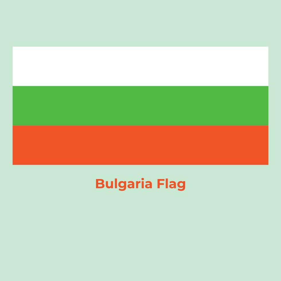 de bulgarien flagga vektor