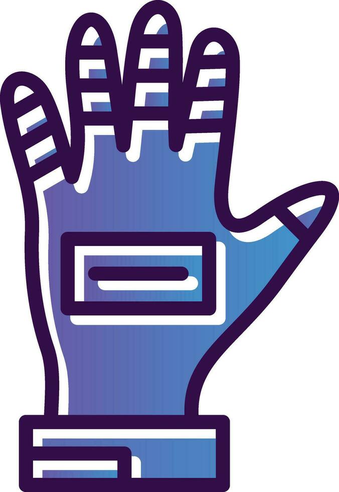 Rennen Handschuh Vektor Symbol Design