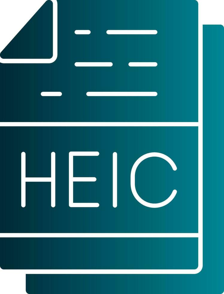 heic vektor ikon design