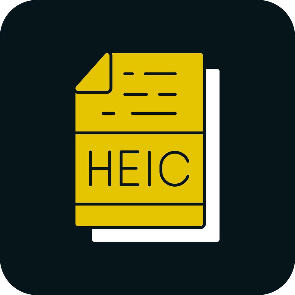 heic vektor ikon design