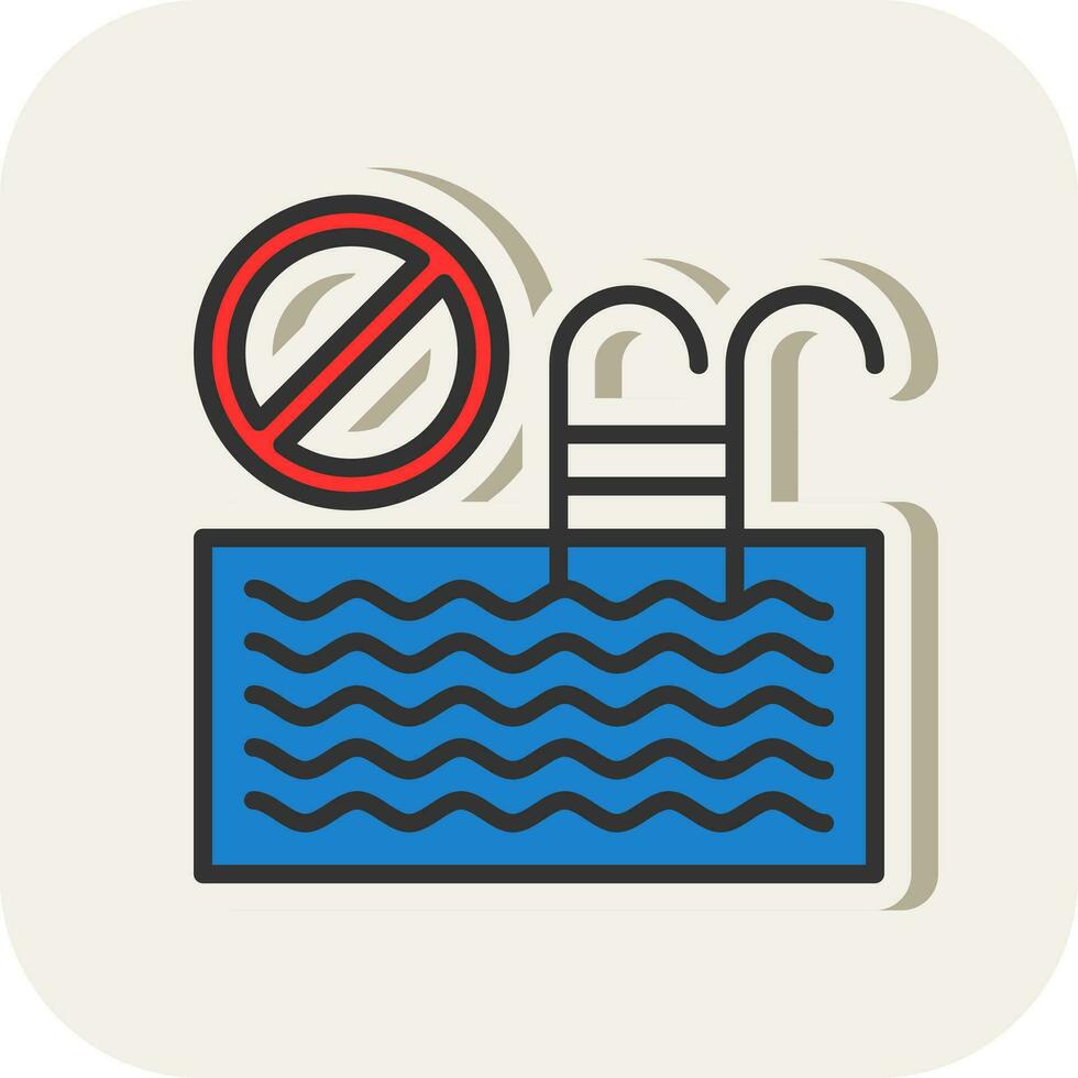 simning slå samman förbjuda vektor ikon design