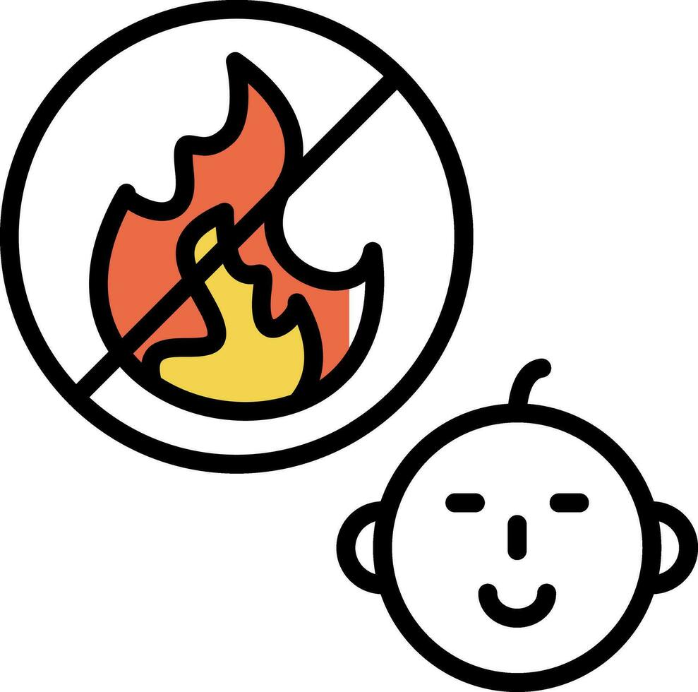 Feuer-Vektor-Icon-Design vektor