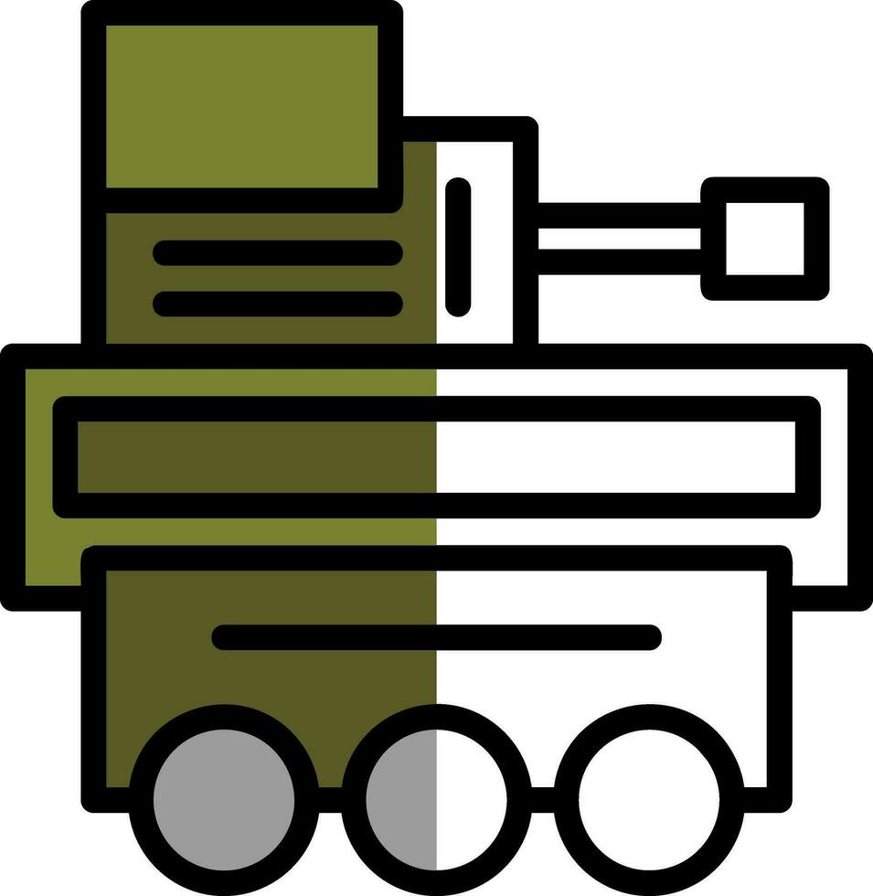 tank vektor ikon design