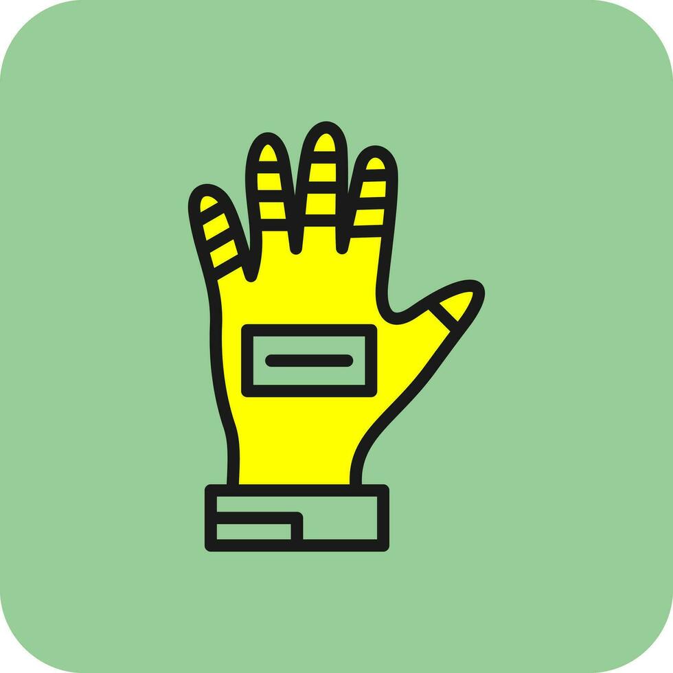 Rennen Handschuh Vektor Symbol Design