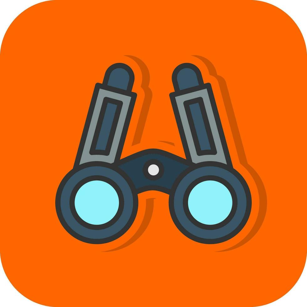 Fernglas-Vektor-Icon-Design vektor