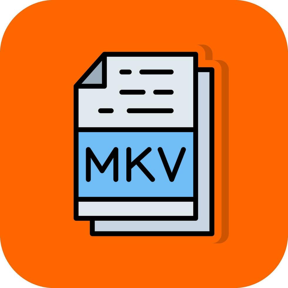 mkv vektor ikon design