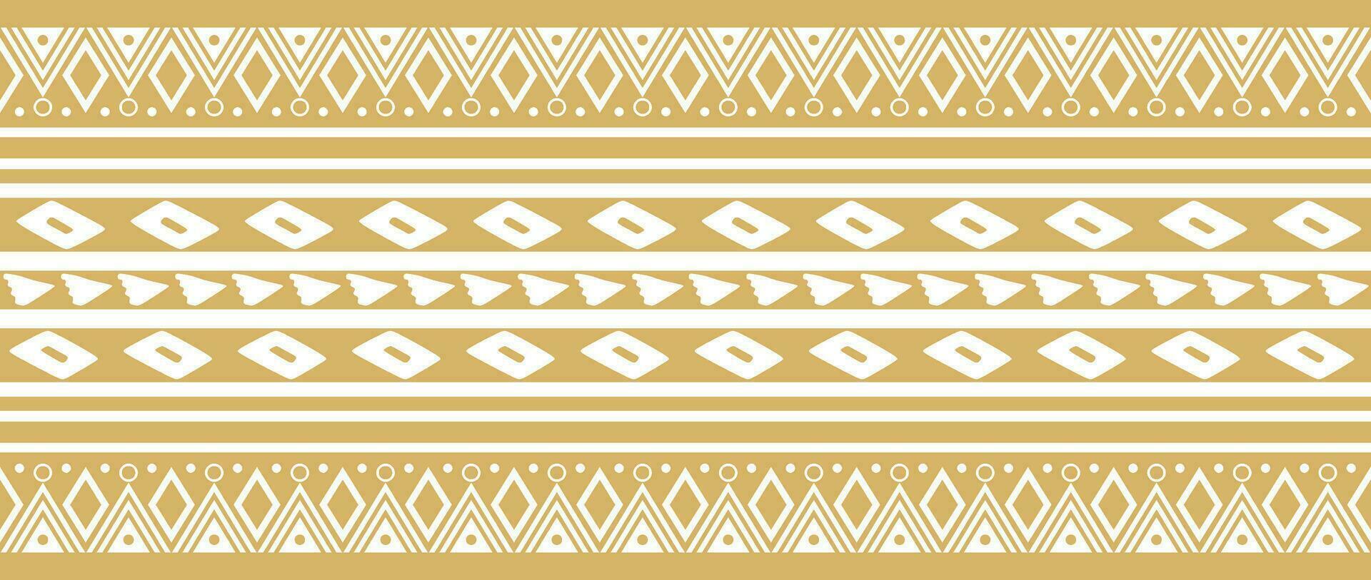 vektor gyllene sömlös indisk mönster. nationell sömlös ornament, gränser, ramar. färgad dekorationer av de människors av söder Amerika, maja, inka, azteker. skriva ut för tyg, papper, textil-