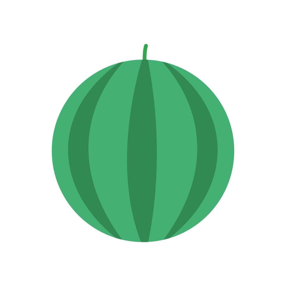 vattenmelon ikon vektor, platt design illustration vektor