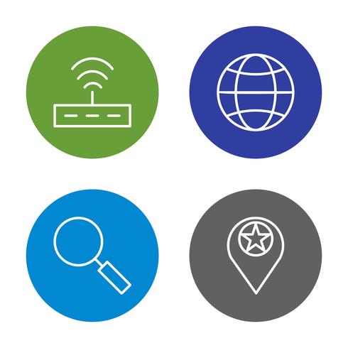 Satz von Vector SEO Search Engine Optimization Icons