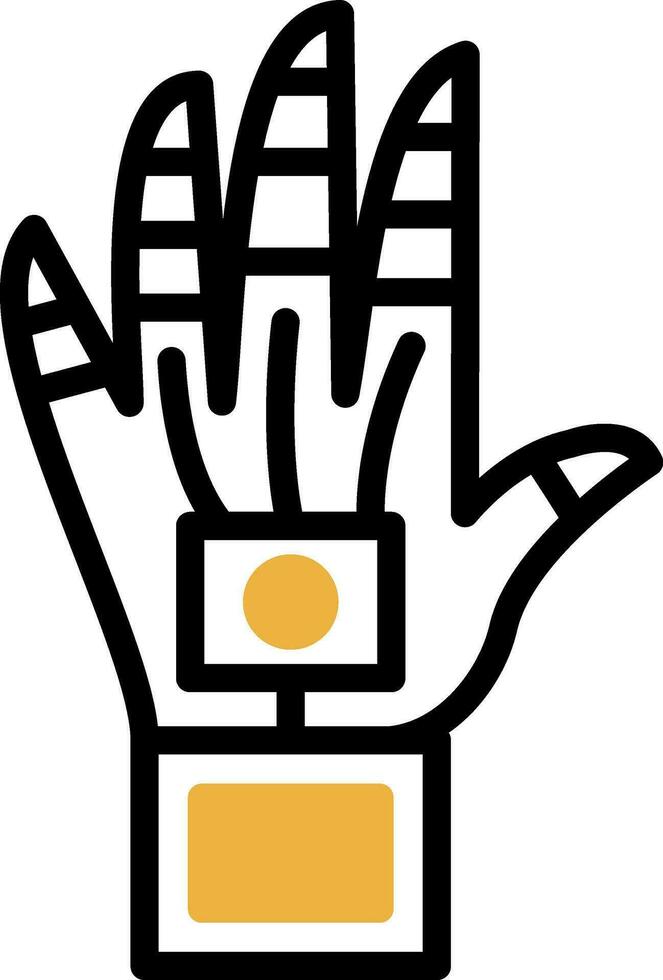 Handschuh-Vektor-Icon-Design vektor