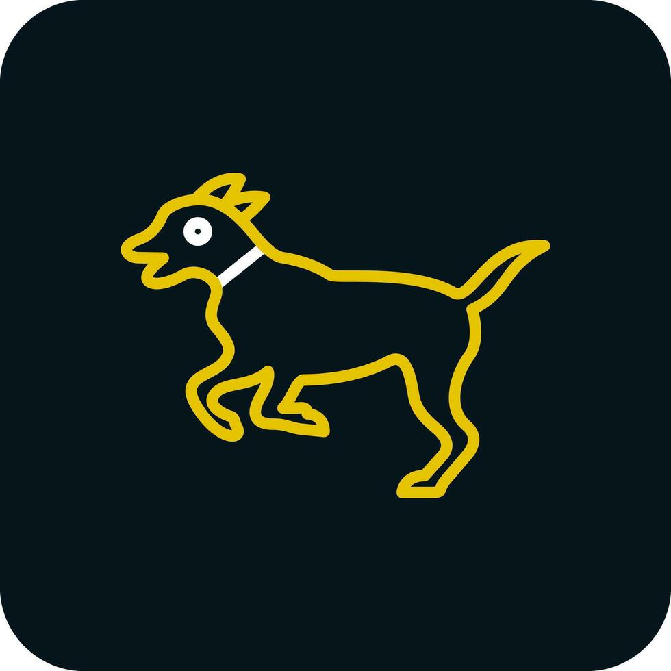 Hund-Vektor-Icon-Design vektor