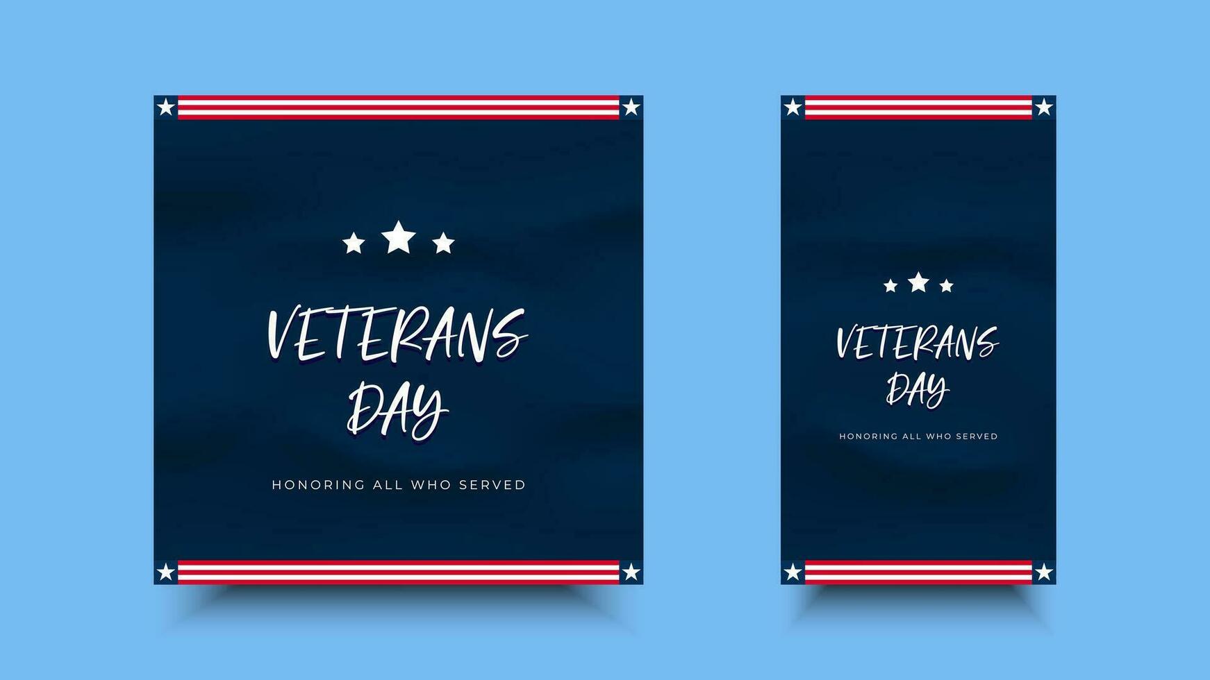 Veteranen Tag, Auszeichnung alle Wer serviert.frame und Star Ornament Designs zum Anzeige, Poster, Banner, Hintergründe. vektor