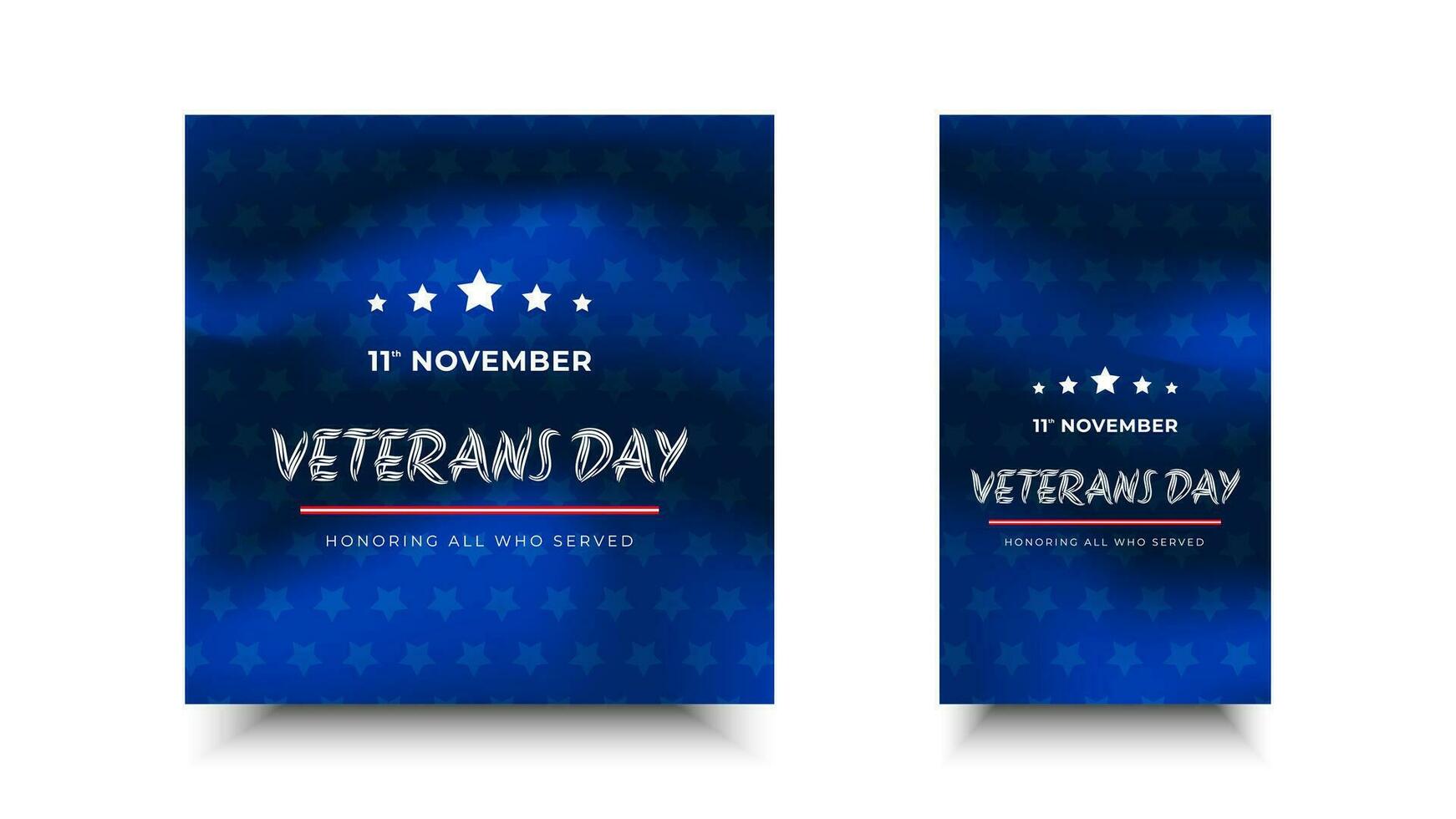 Veteranen Tag, Auszeichnung alle Wer serviert.frame und Star Ornament Designs zum Anzeige, Poster, Banner, Hintergründe. vektor