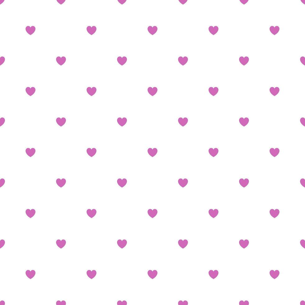 söt sömlös polka hjärta vektor mönster bakgrund för valentine dag - februari 14, 8 Mars, mors dag, äktenskap, födelse firande. romantisk flickaktiga design.