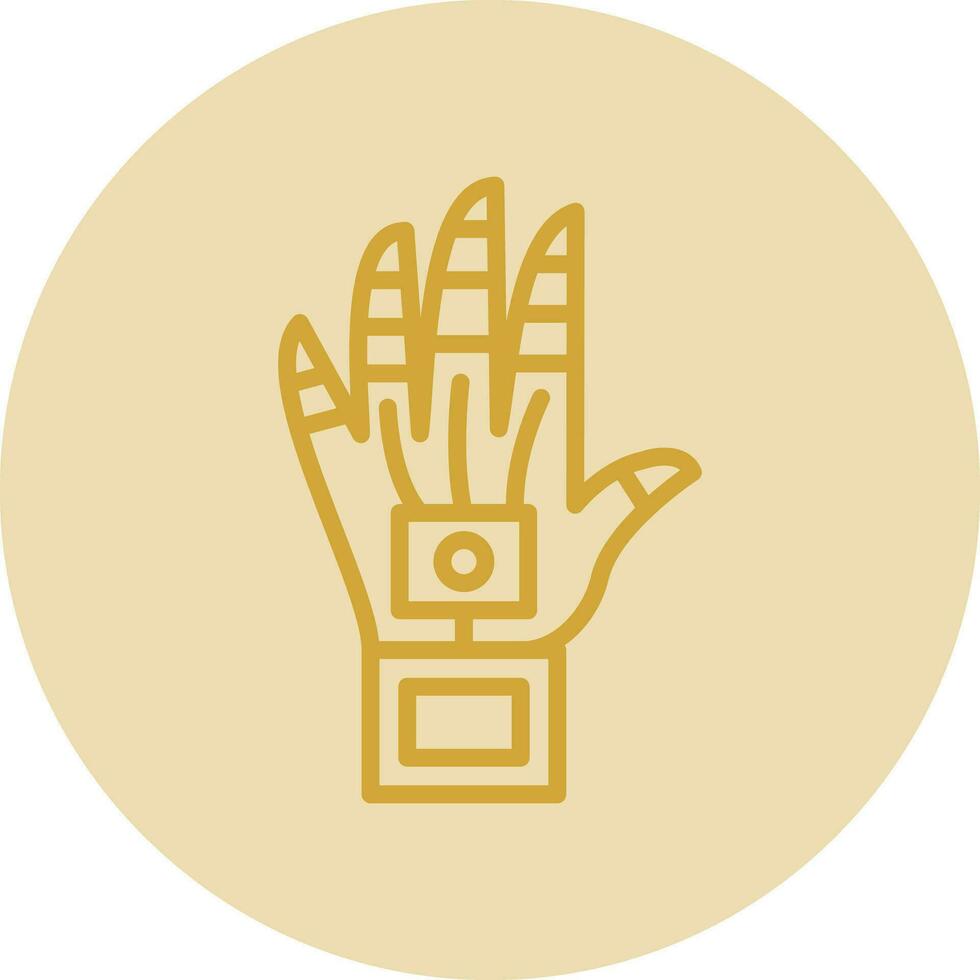 Handschuh-Vektor-Icon-Design vektor