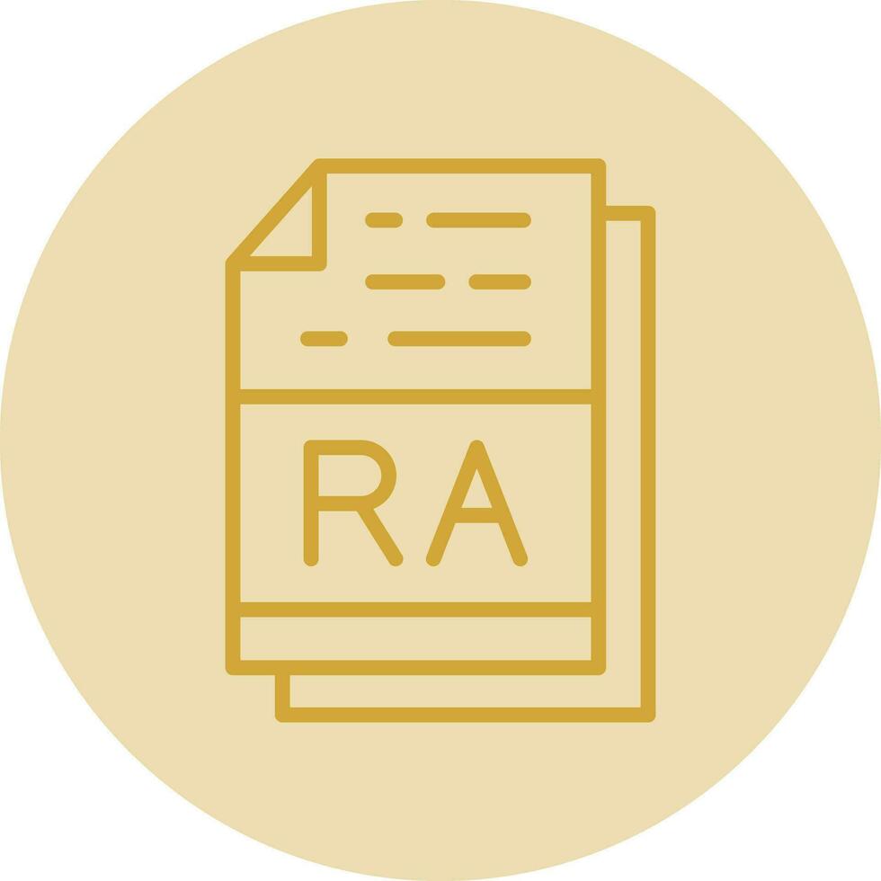 ra Datei Format Vektor Symbol Design