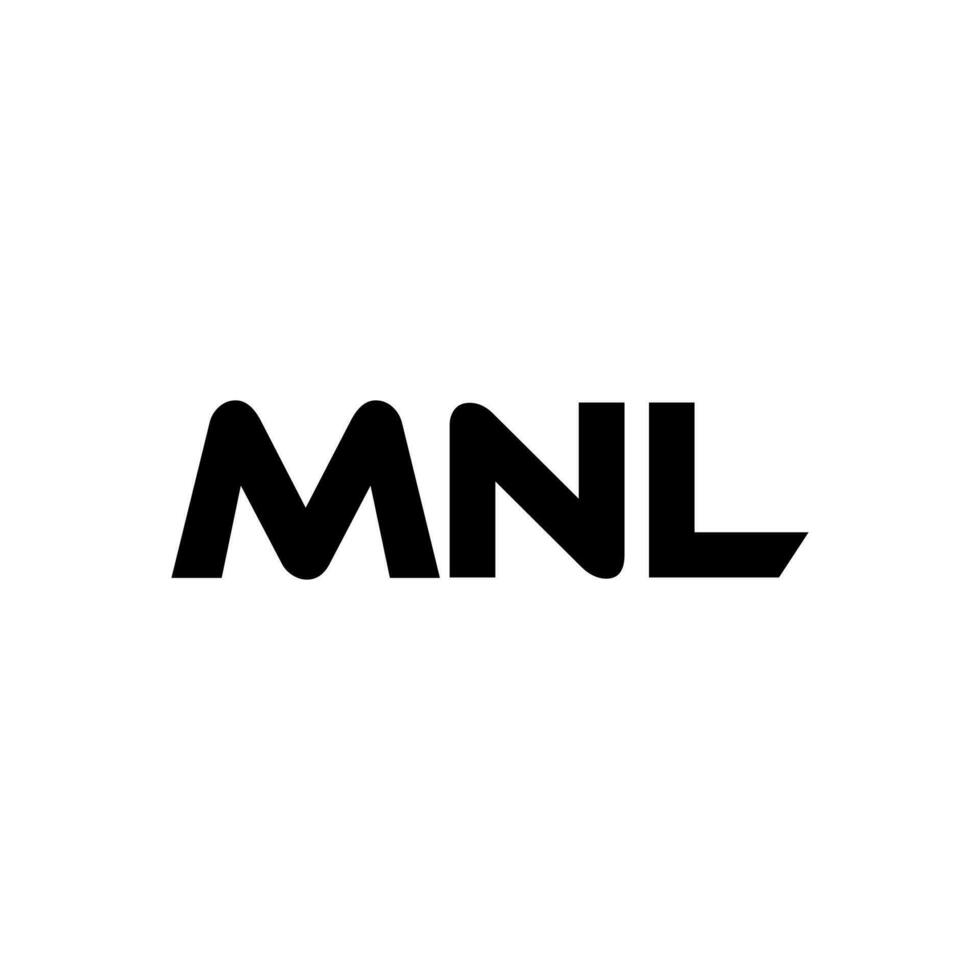 mnl brev logotyp design, inspiration för en unik identitet. modern elegans och kreativ design. vattenmärke din Framgång med de slående detta logotyp. vektor