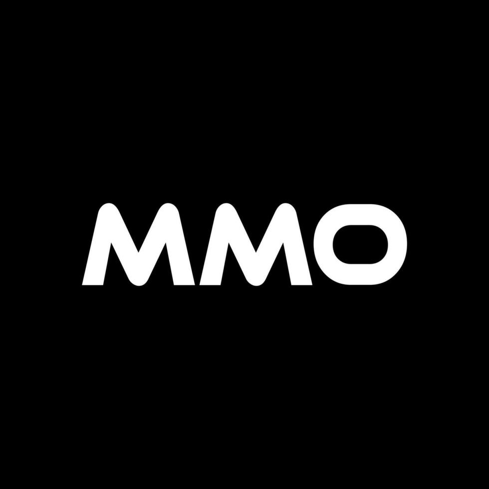 mmo Brief Logo Design, Inspiration zum ein einzigartig Identität. modern Eleganz und kreativ Design. Wasserzeichen Ihre Erfolg mit das auffällig diese Logo. vektor