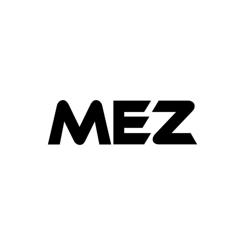 mez brev logotyp design, inspiration för en unik identitet. modern elegans och kreativ design. vattenmärke din Framgång med de slående detta logotyp. vektor