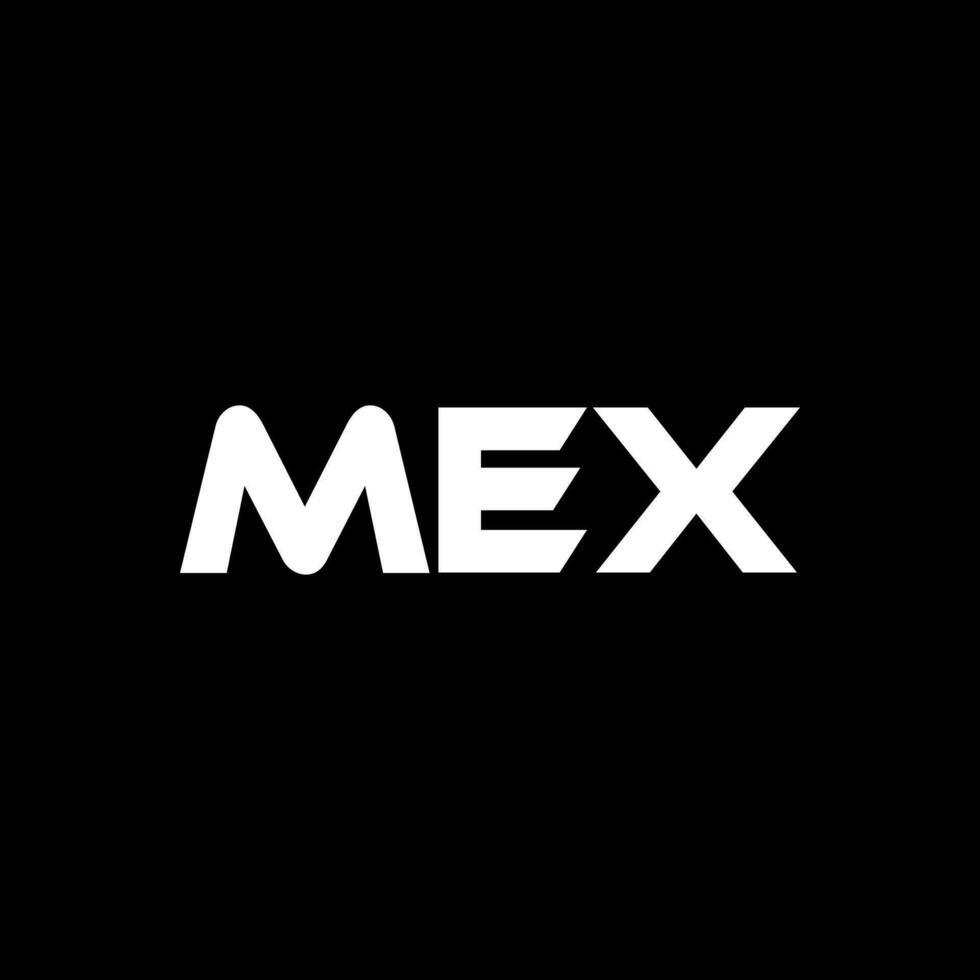 mex Brief Logo Design, Inspiration zum ein einzigartig Identität. modern Eleganz und kreativ Design. Wasserzeichen Ihre Erfolg mit das auffällig diese Logo. vektor