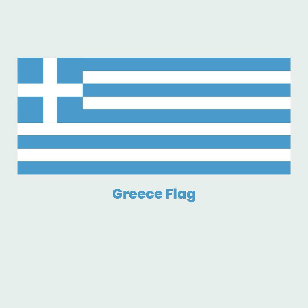 das Griechenland Flagge vektor
