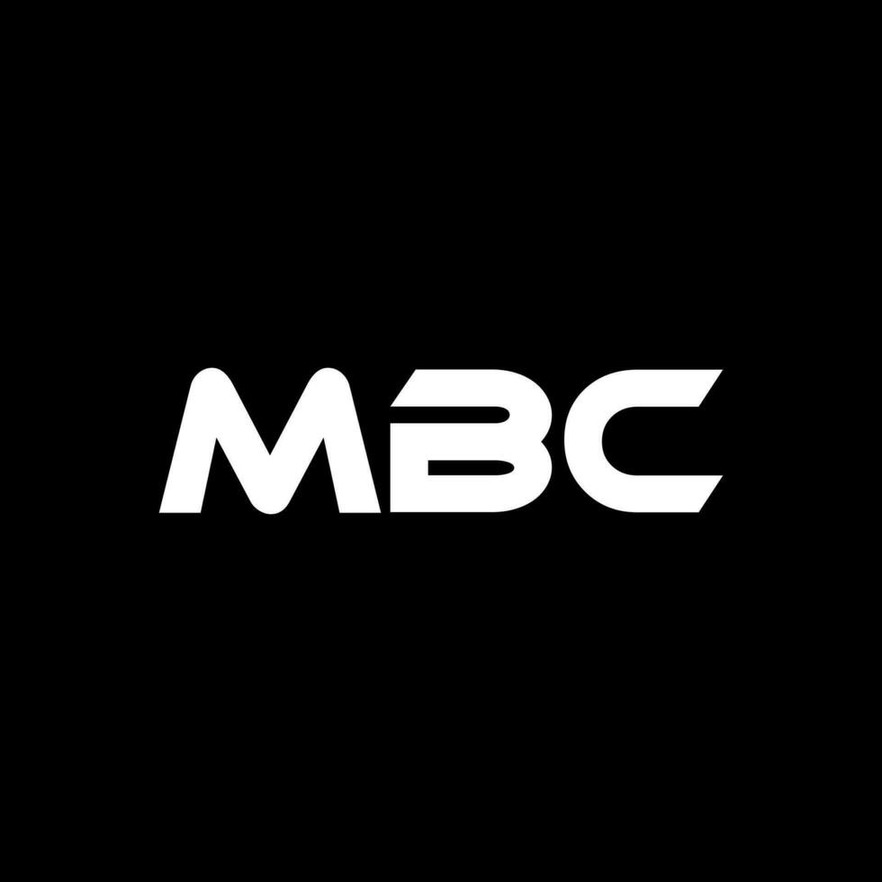 mbc brev logotyp design, inspiration för en unik identitet. modern elegans och kreativ design. vattenmärke din Framgång med de slående detta logotyp. vektor