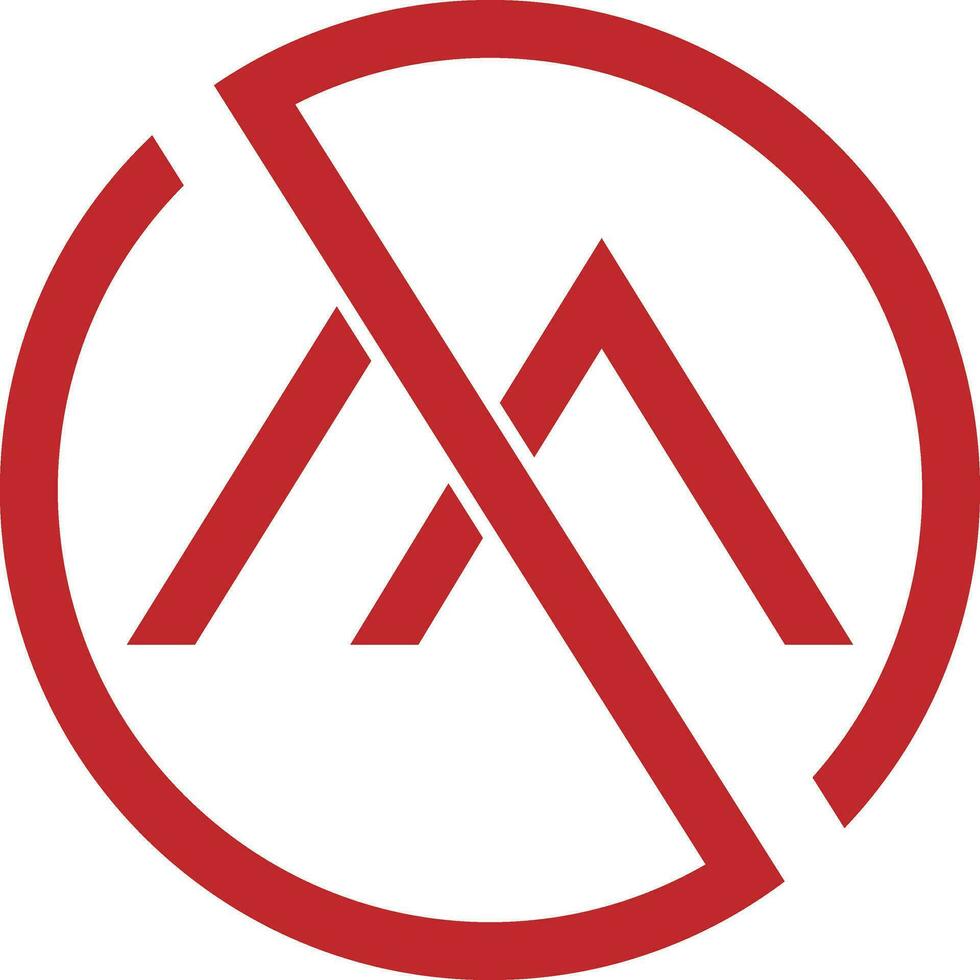 m-Logo-Design vektor