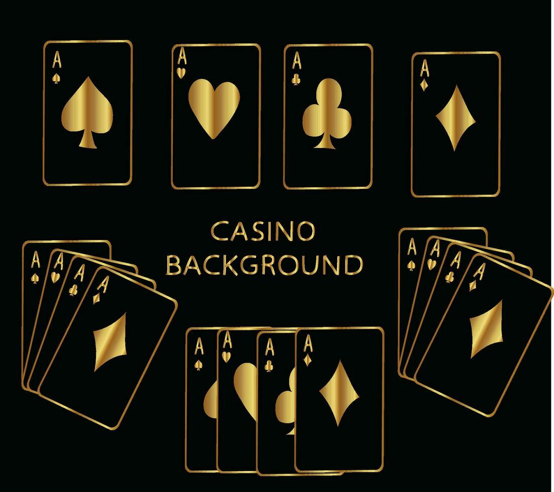 Kasino Poker Spiel Vektor