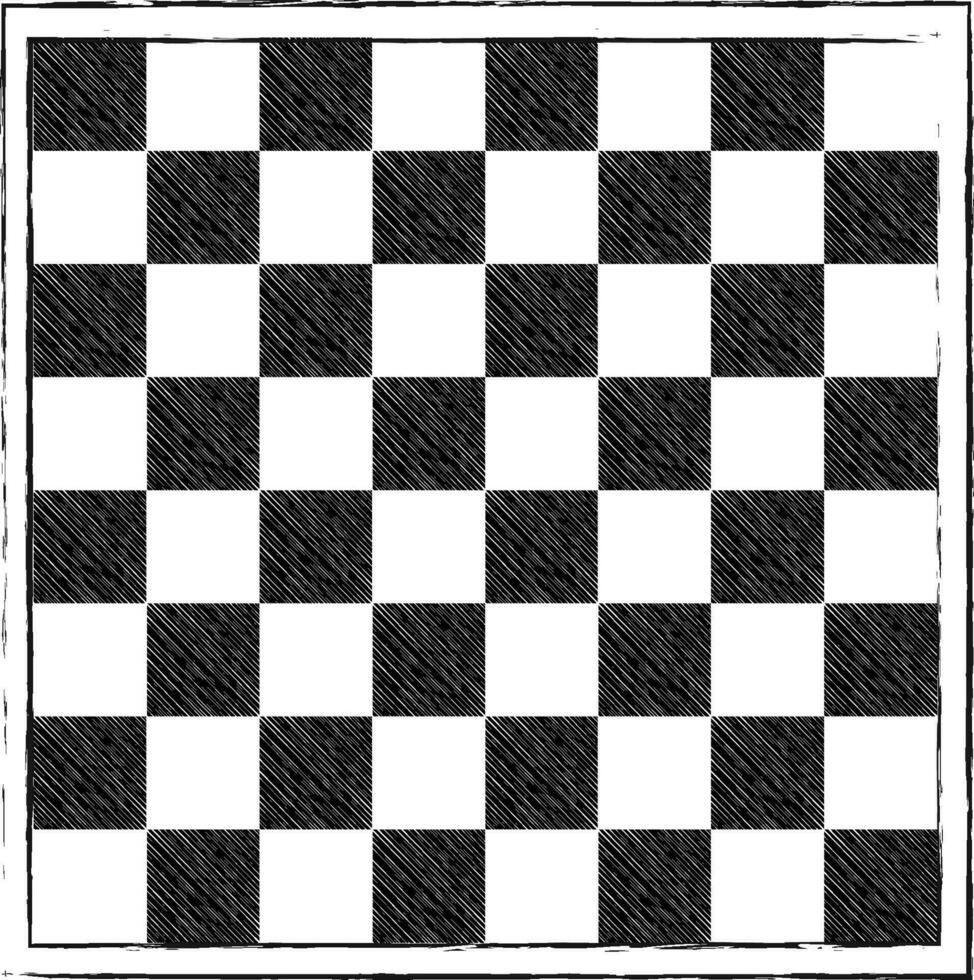 schack styrelse årgång gravyr hand dragen klotter klottrar, vektor retro